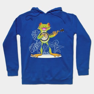 Singer Frog Hoodie